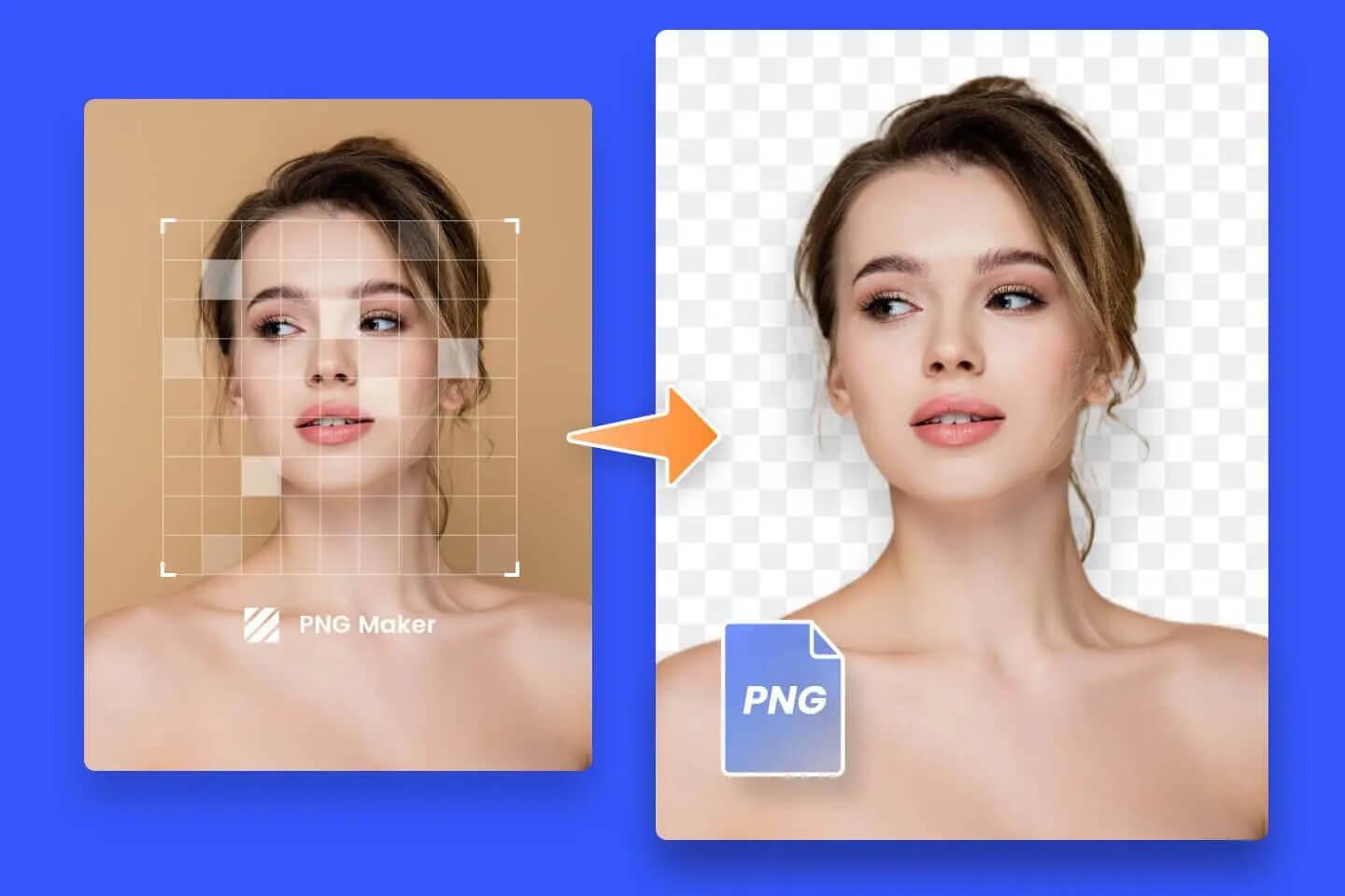 Creador de PNG online gratuito de Fotor